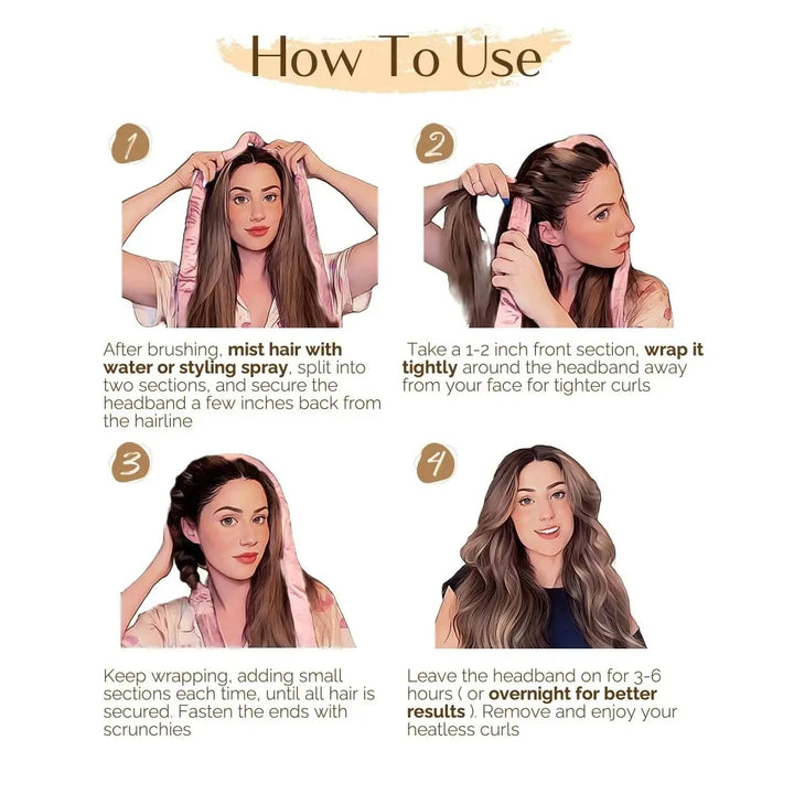 BRIVELLE Heatless Curl Set
